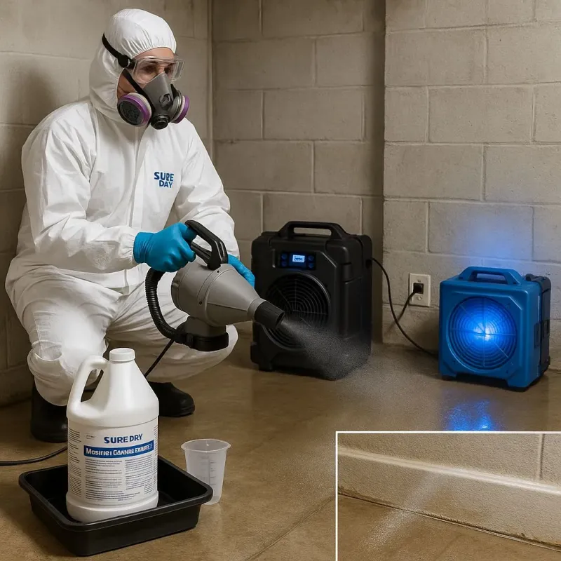 Sanitization and Odor Removal process in Hurlock, MD
